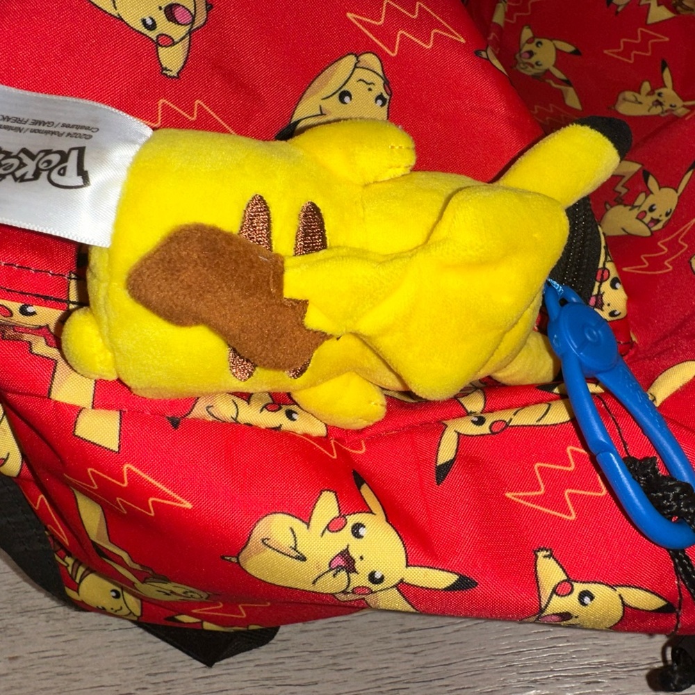 Red Pikachu Backpack - Picture 9 of 14